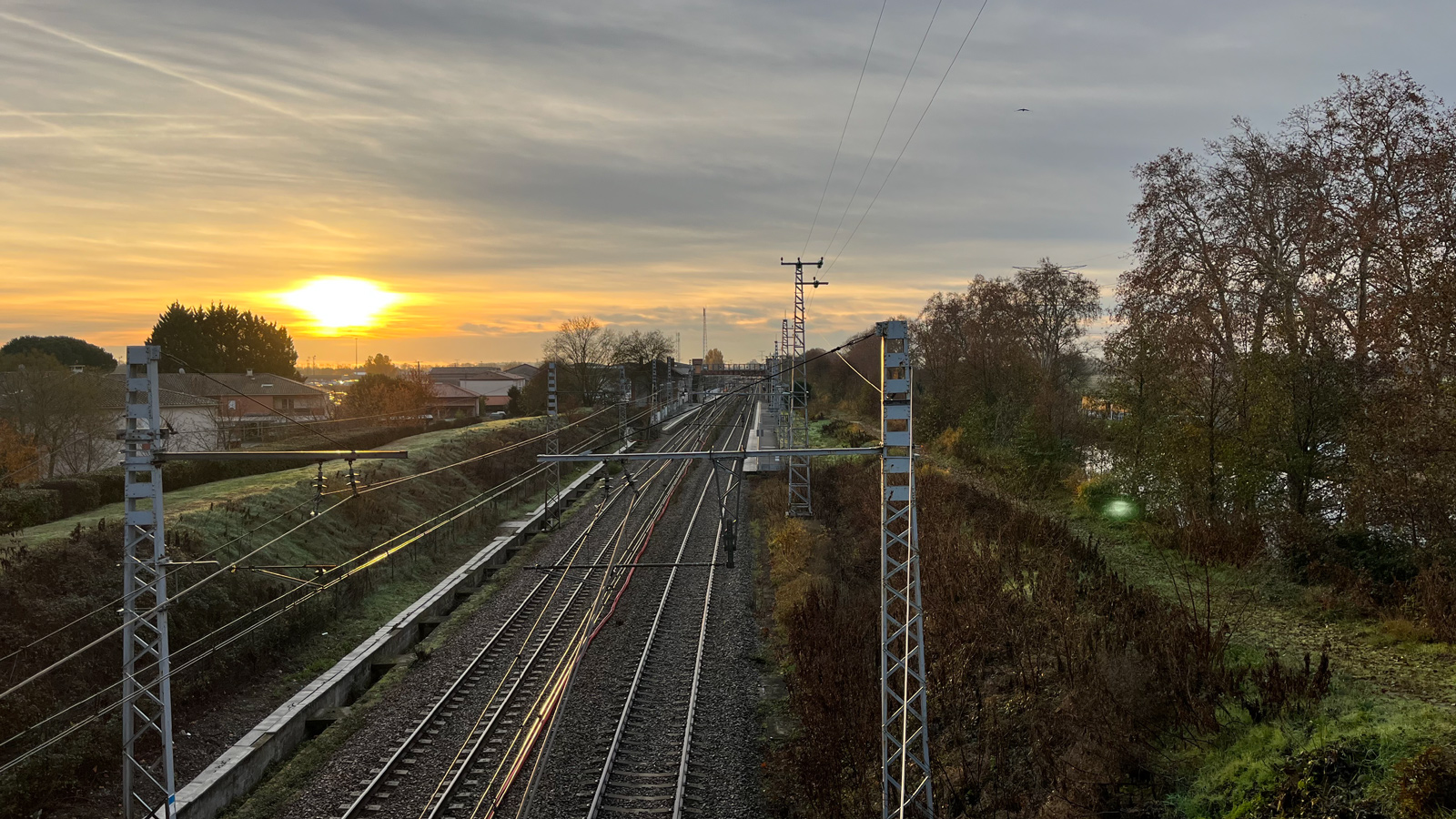 Visite de terrain de l'équipe de la SGPSO sur les Aménagements Ferroviaires au Nord de Toulouse (AFNT)